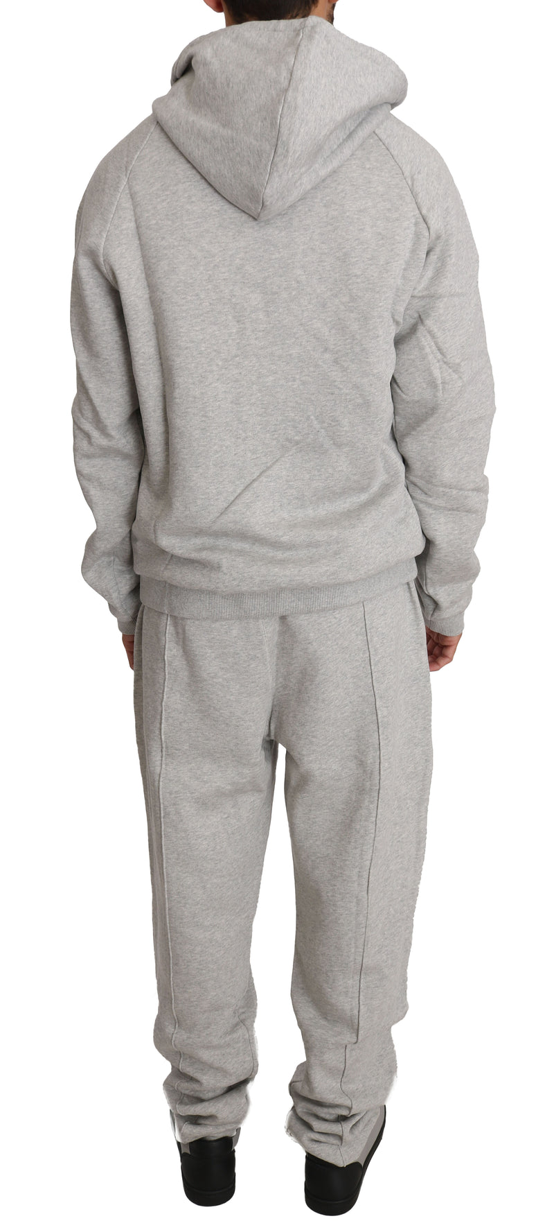 Gray Cotton Sweater Pants Tracksuit