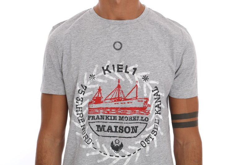 Gray Cotton Maison T-Shirt