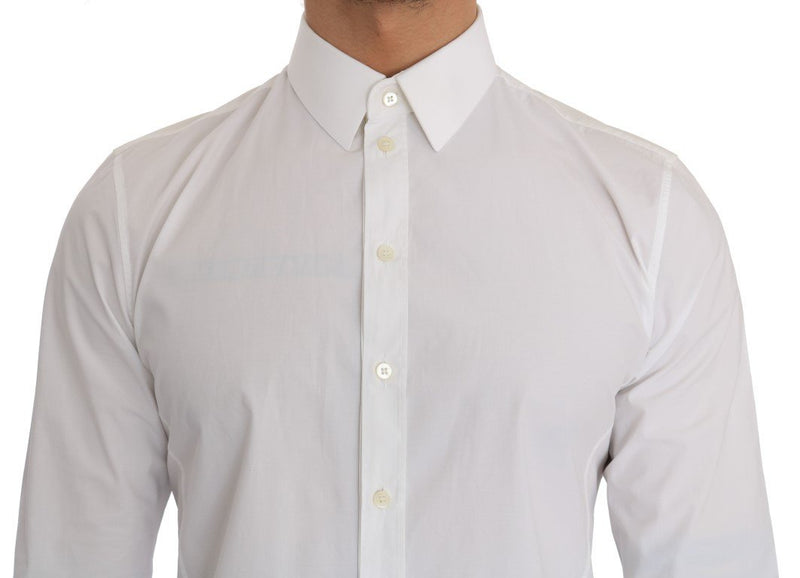 White Cotton SICILIA Slim Fit Shirt