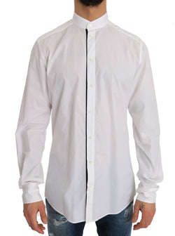 White Cotton GOLD Slim Fit Shirt