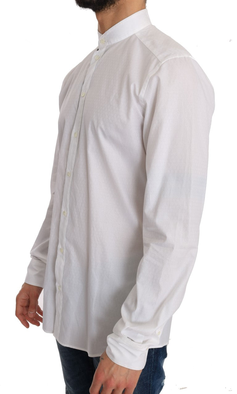 White Cotton GOLD Slim Fit Shirt