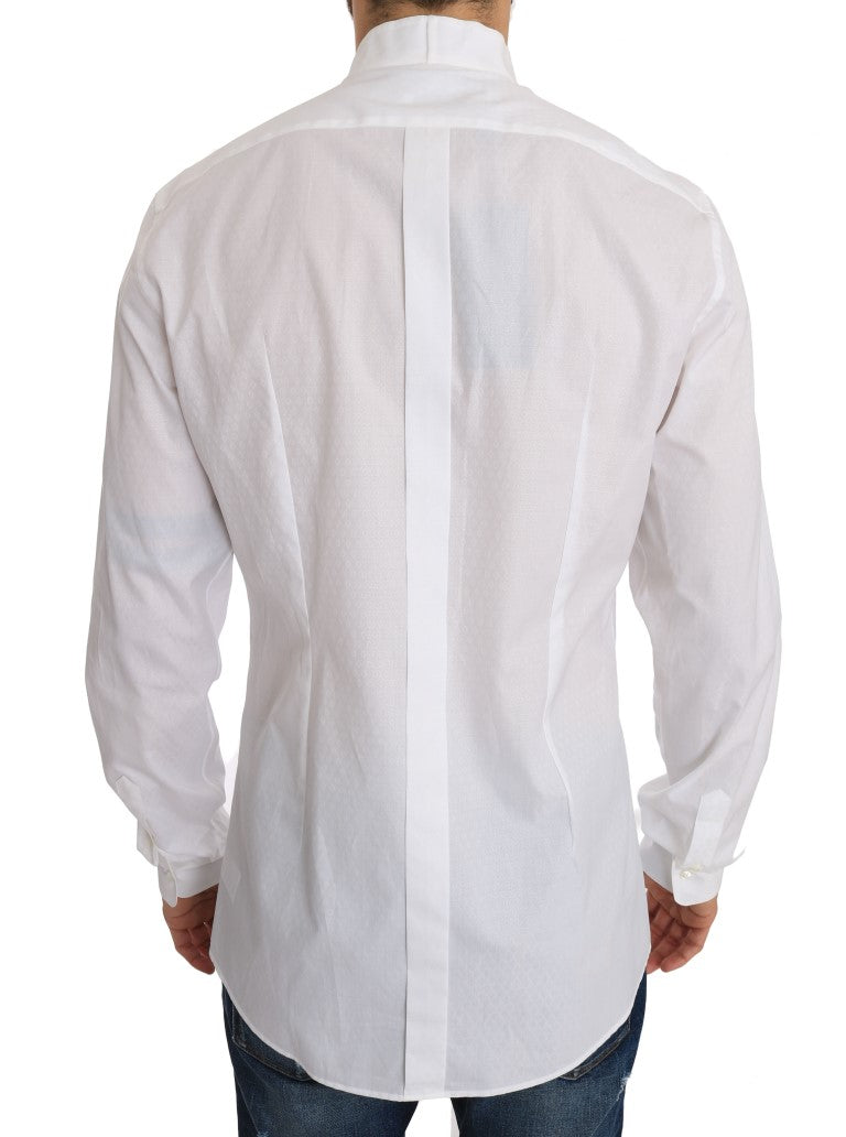 White Cotton GOLD Slim Fit Shirt