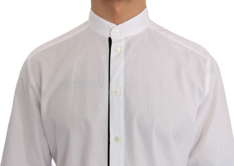 White Cotton GOLD Slim Fit Shirt