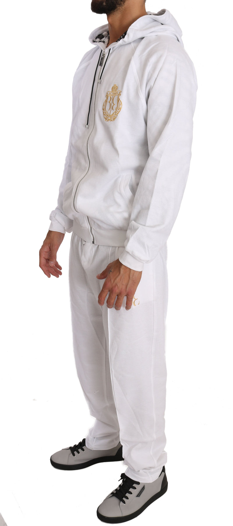 White Cotton Sweater Pants  Tracksuit