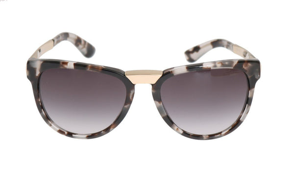 Gray Gold Frame Polarized Sunglasses