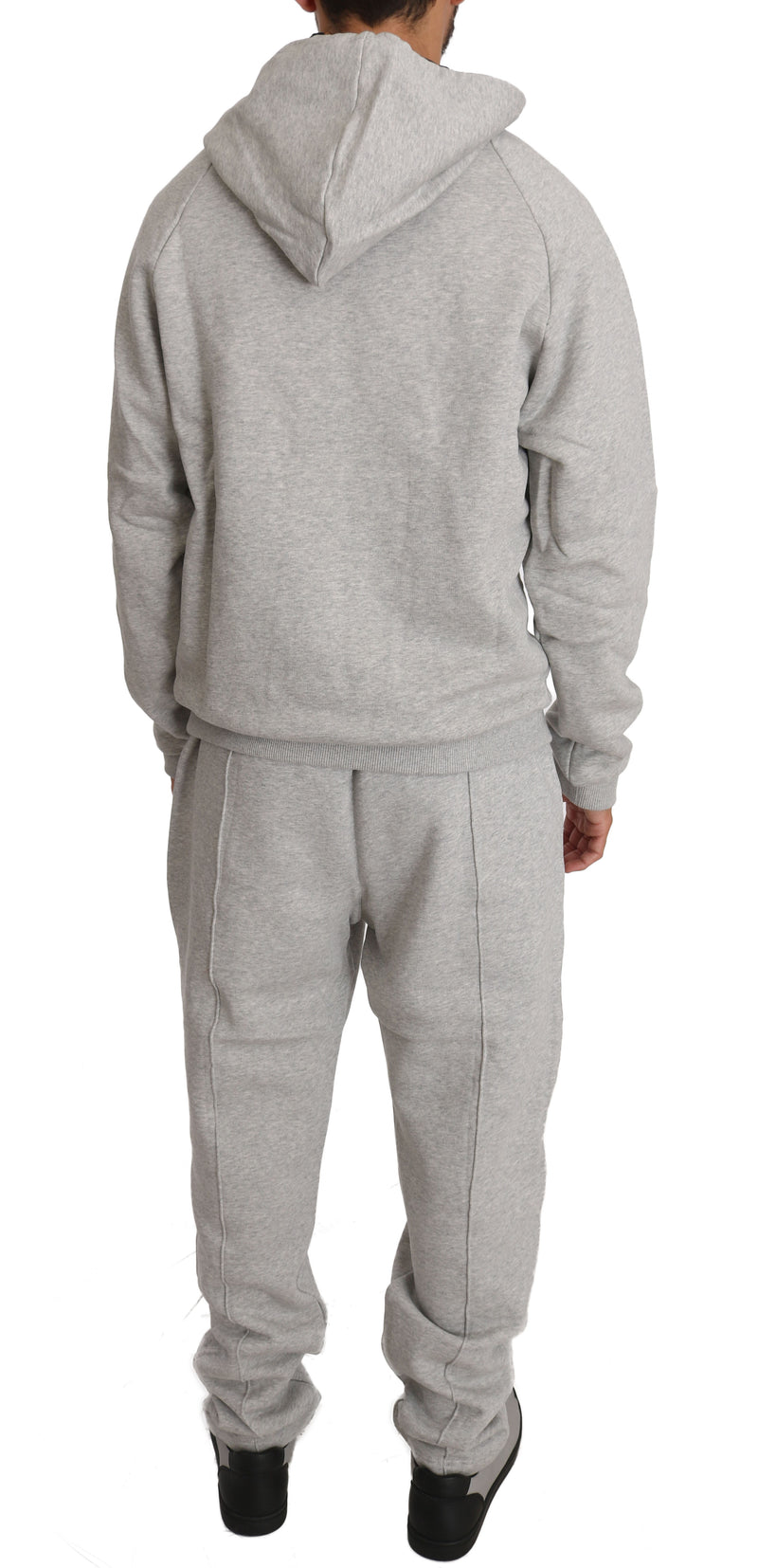 Gray Cotton Sweater Pants Tracksuit