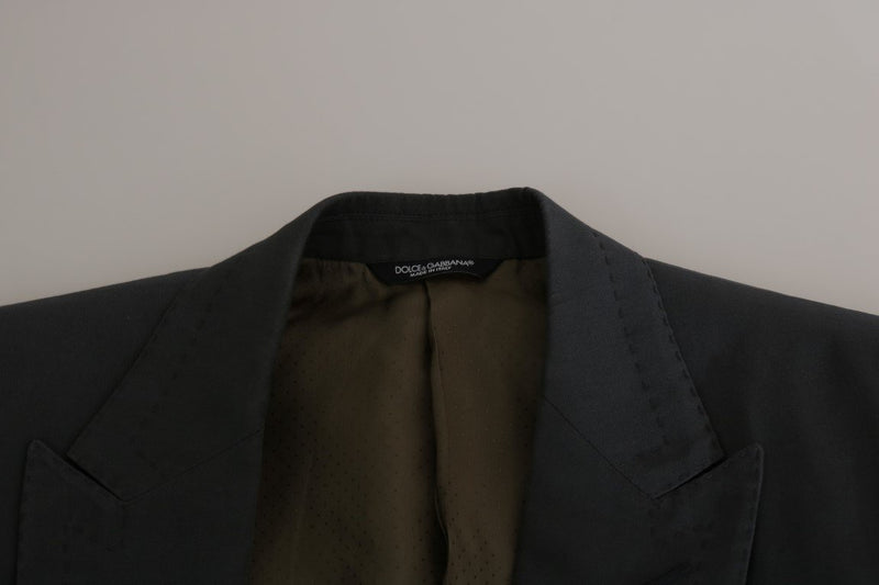 Gray Cotton Linen Royal Bee Blazer
