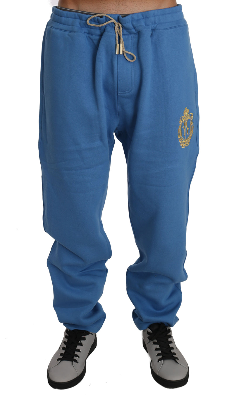 Blue Cotton Sweater Pants Tracksuit