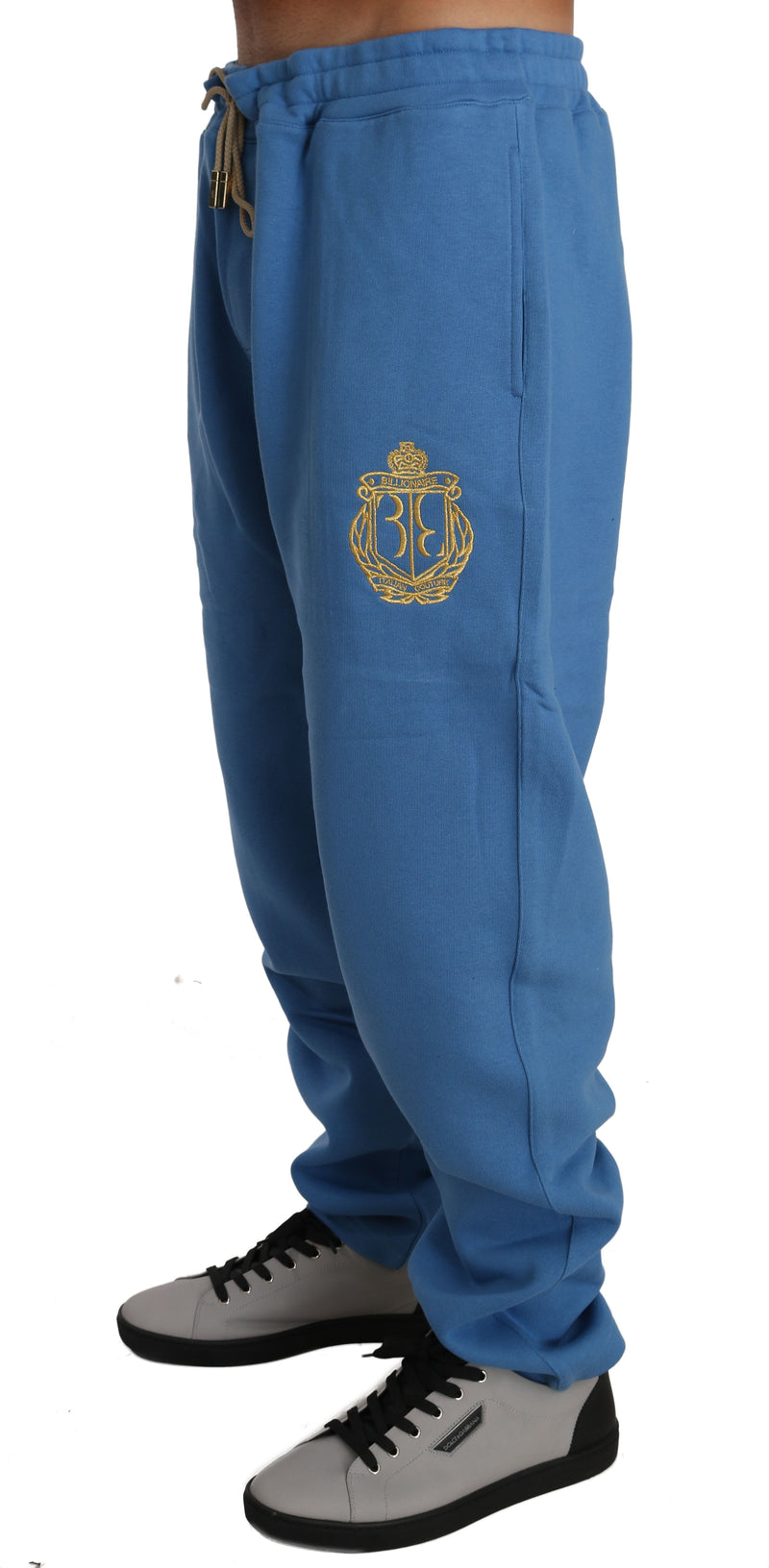 Blue Cotton Sweater Pants Tracksuit