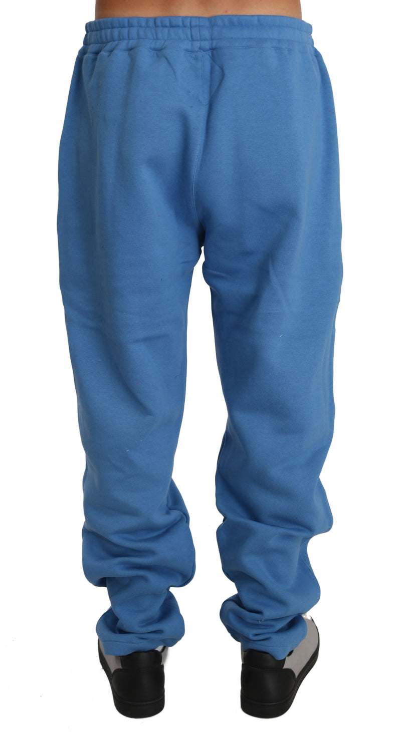 Blue Cotton Sweater Pants Tracksuit