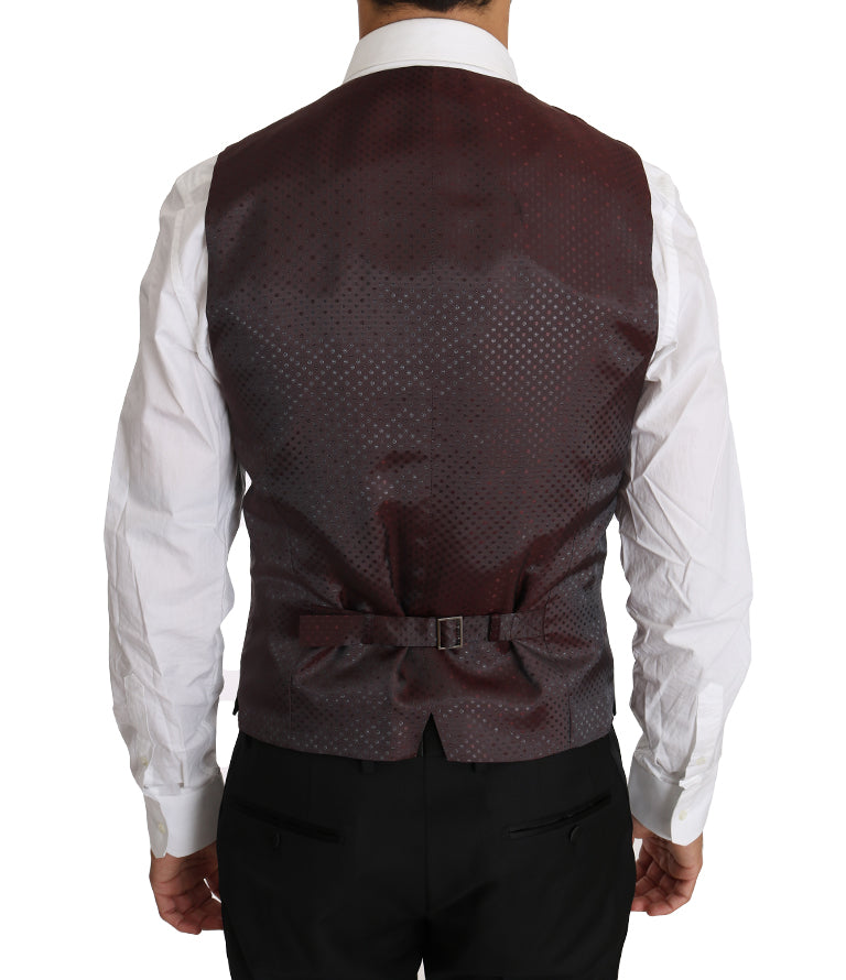 Black Wool MARTINI 3 Piece Slim Suit