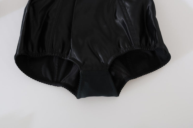 Black Stretch Romper Bodysuit