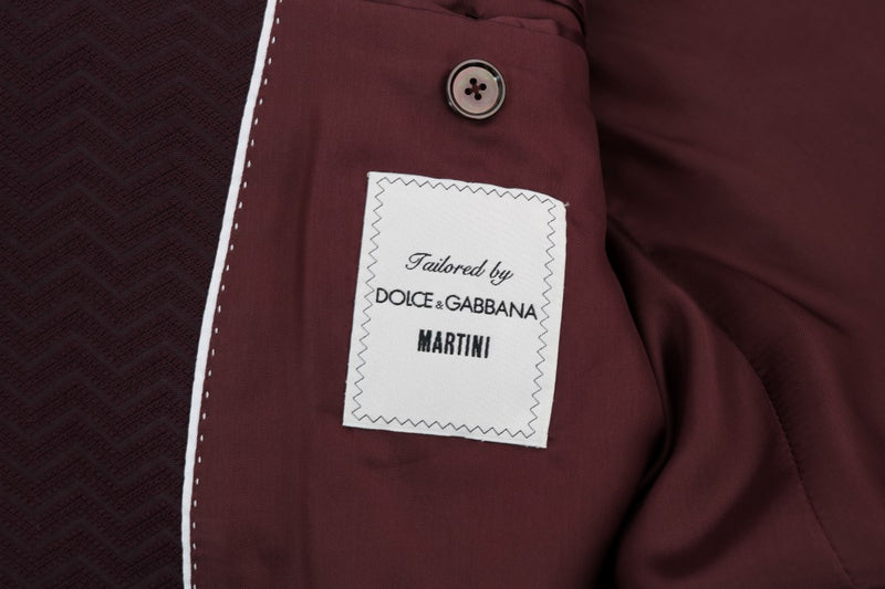 Bordeaux Slim 3 Piece Double Breasted Suit