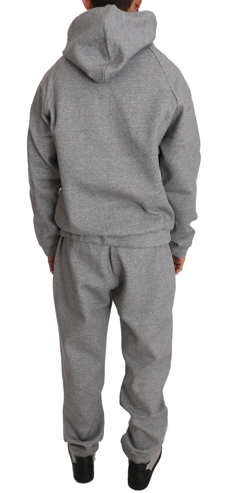 Gray Cotton Sweater Pants Tracksuit