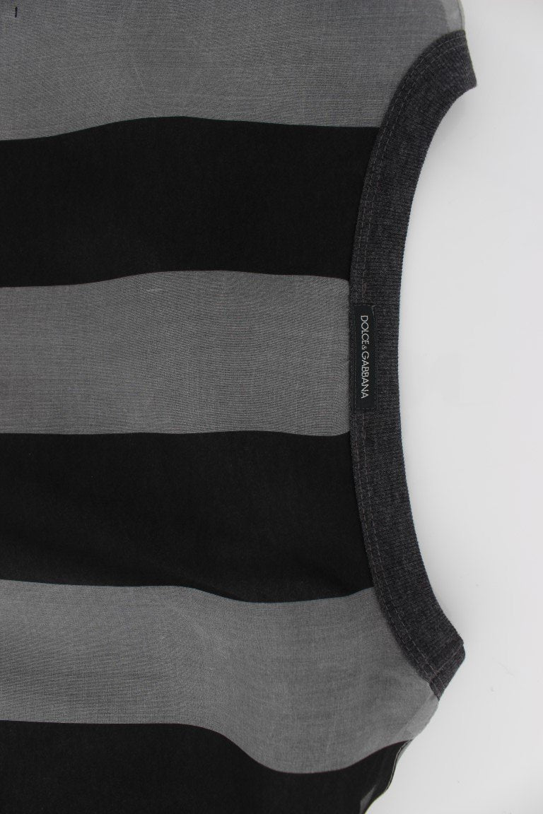 Bull Torero Gray Silk Crewneck T-shirt