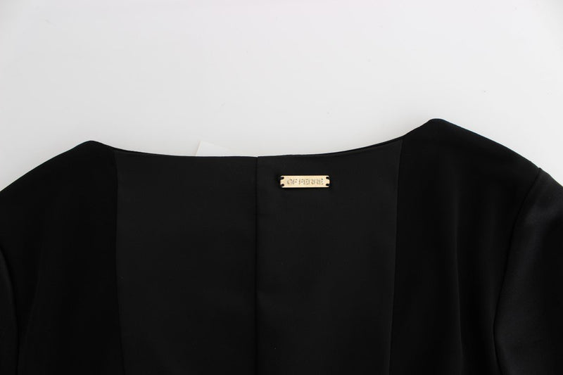 Black Longsleeved Wiggle Pencil Dress