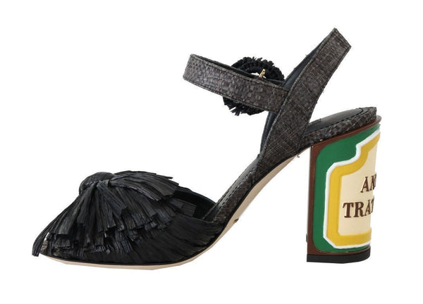 Black Antica Trattoria Sandals