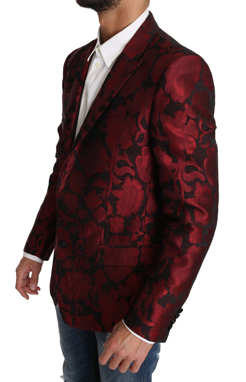 Bordeaux Jacquard MARTINI Blazer Jacket