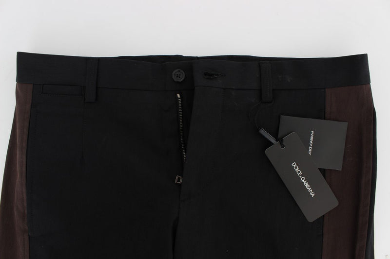 Brown Black 3/4 Length Pants