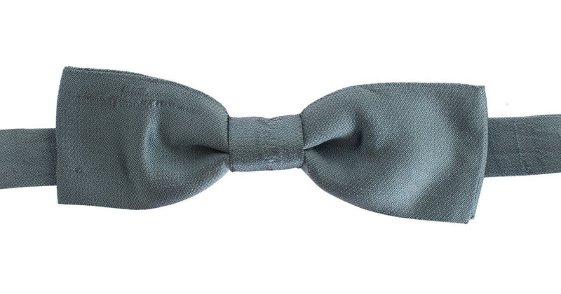 Blue Silk Bow Tie