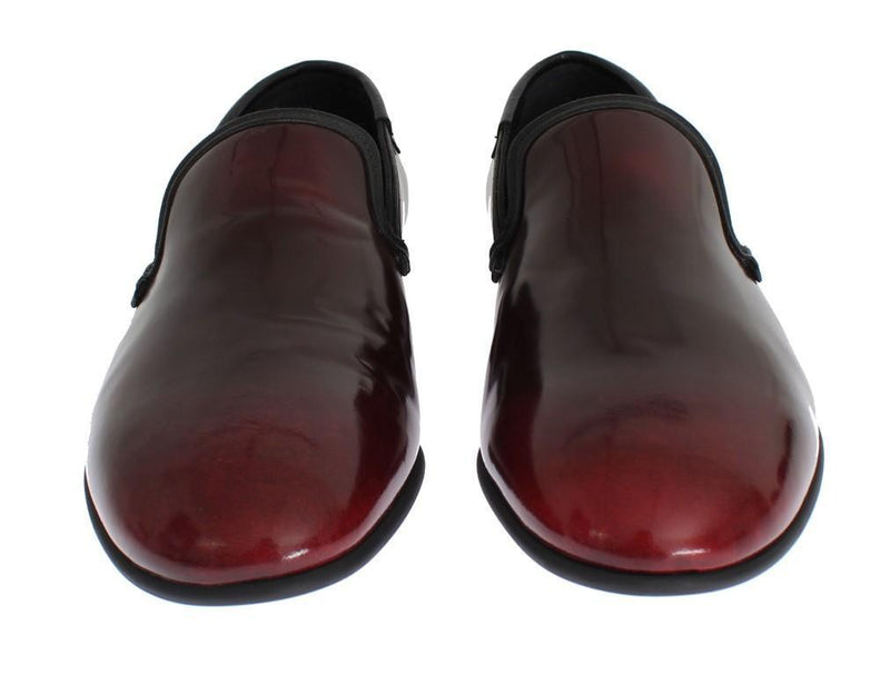 Bordeaux Patent Leather Dress Loafers