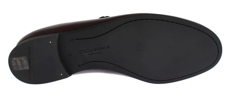 Bordeaux Patent Leather Dress Loafers