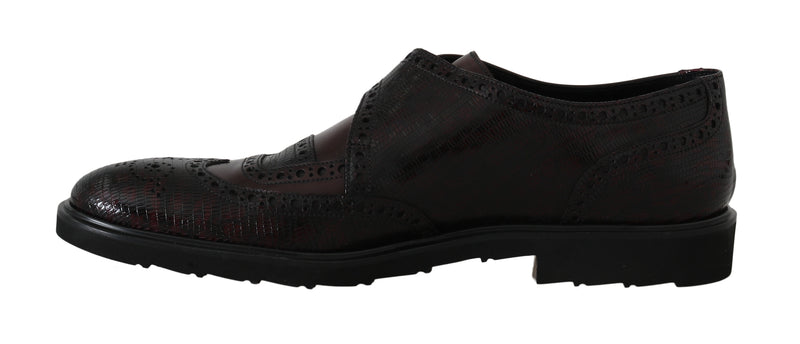 Bordeaux Leather Derby Wingtip Oxford