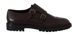 Bordeaux Leather Derby Monkstrap