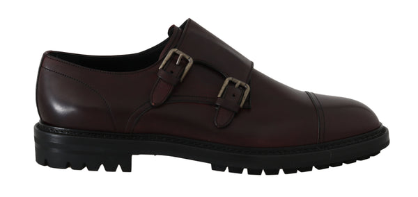 Bordeaux Leather Derby Monkstrap