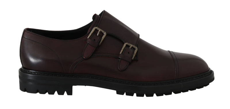 Bordeaux Leather Derby Monkstrap