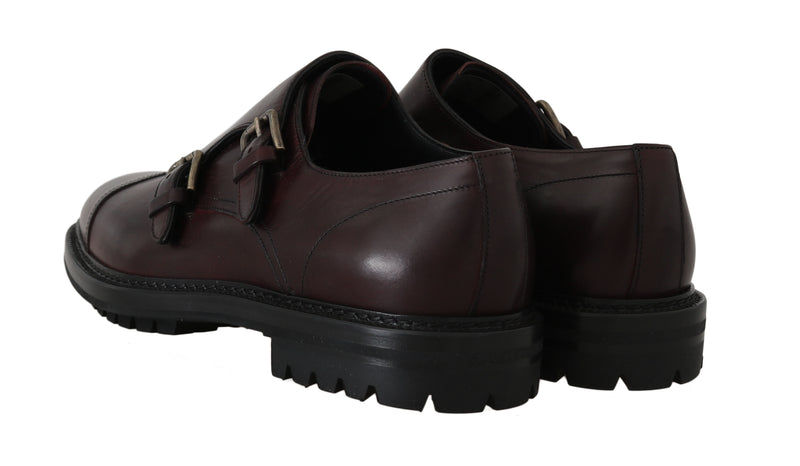 Bordeaux Leather Derby Monkstrap