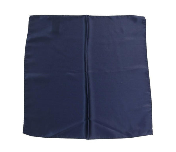 Blue Square Silk Handkerchief