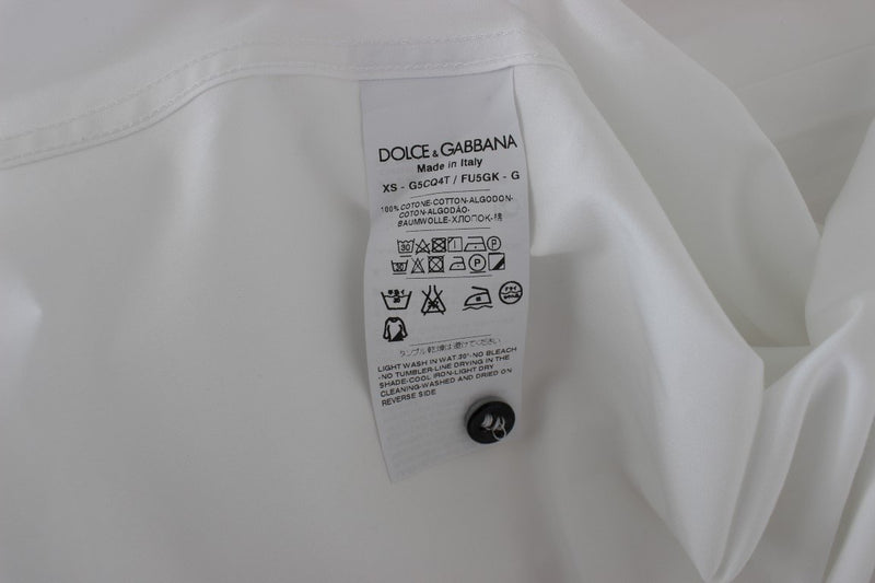 White Black GOLD Slim Fit Dress Shirt