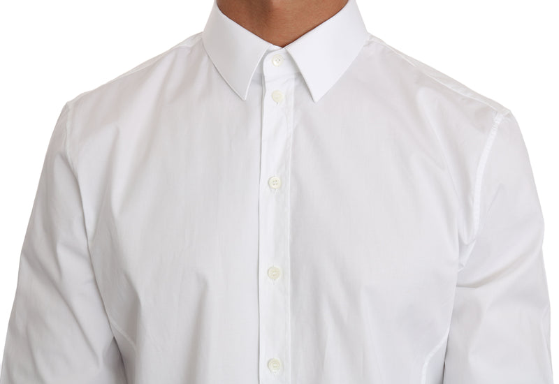White Cotton Stretch SICILIA Shirt