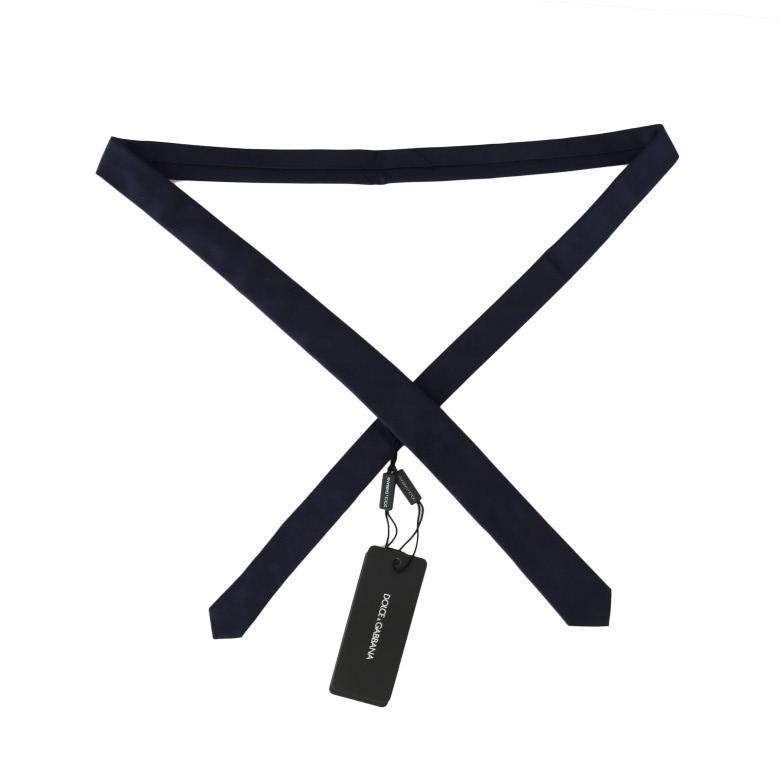 Blue Silk Solid Slim Classic Tie