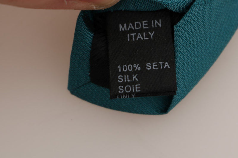 Aquamarine Silk Slim Classic Tie