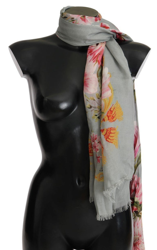 Multicolor Floral Sicily Scarf
