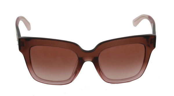 Pink Square Transparent Sunglasses