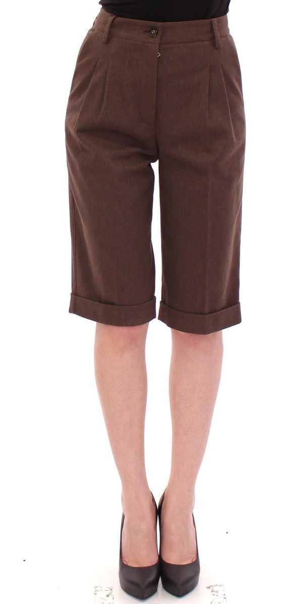 Brown cotton shorts pants