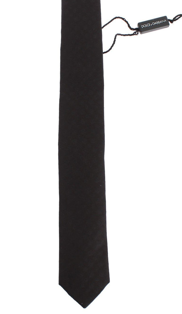 Brown Fantasy Silk Tie
