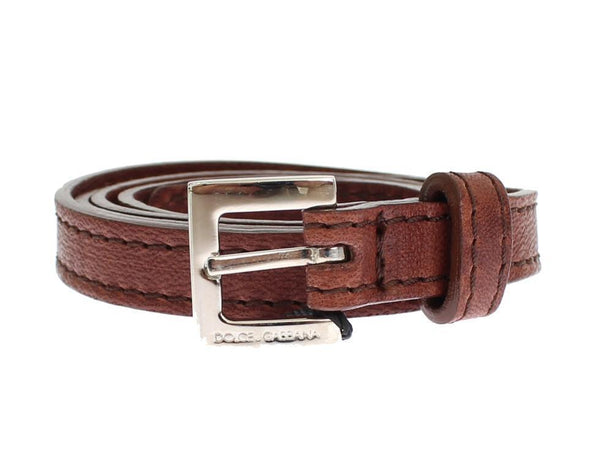 Brown leather belt