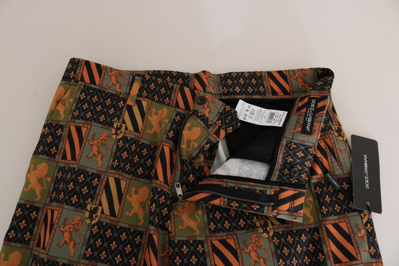 Blue Orange Cotton Pants