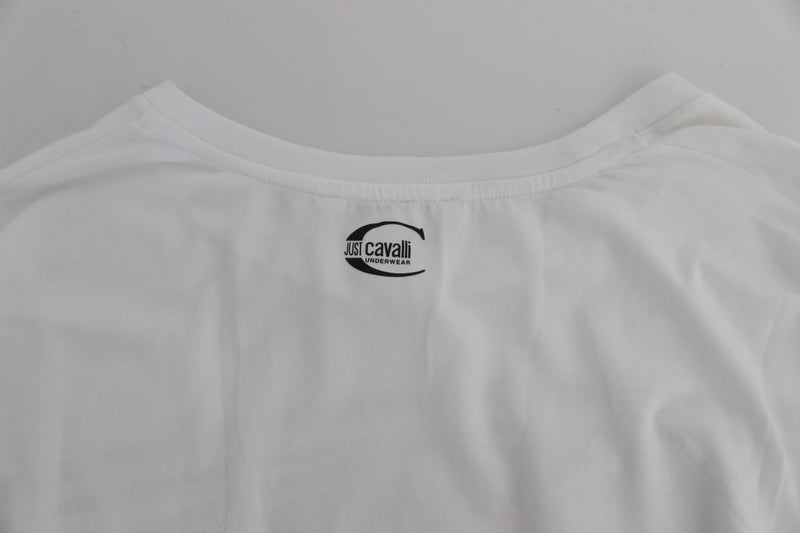 White Crew-neck Pullover Stretch T-shirt