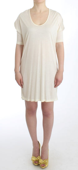 White modal tube dress