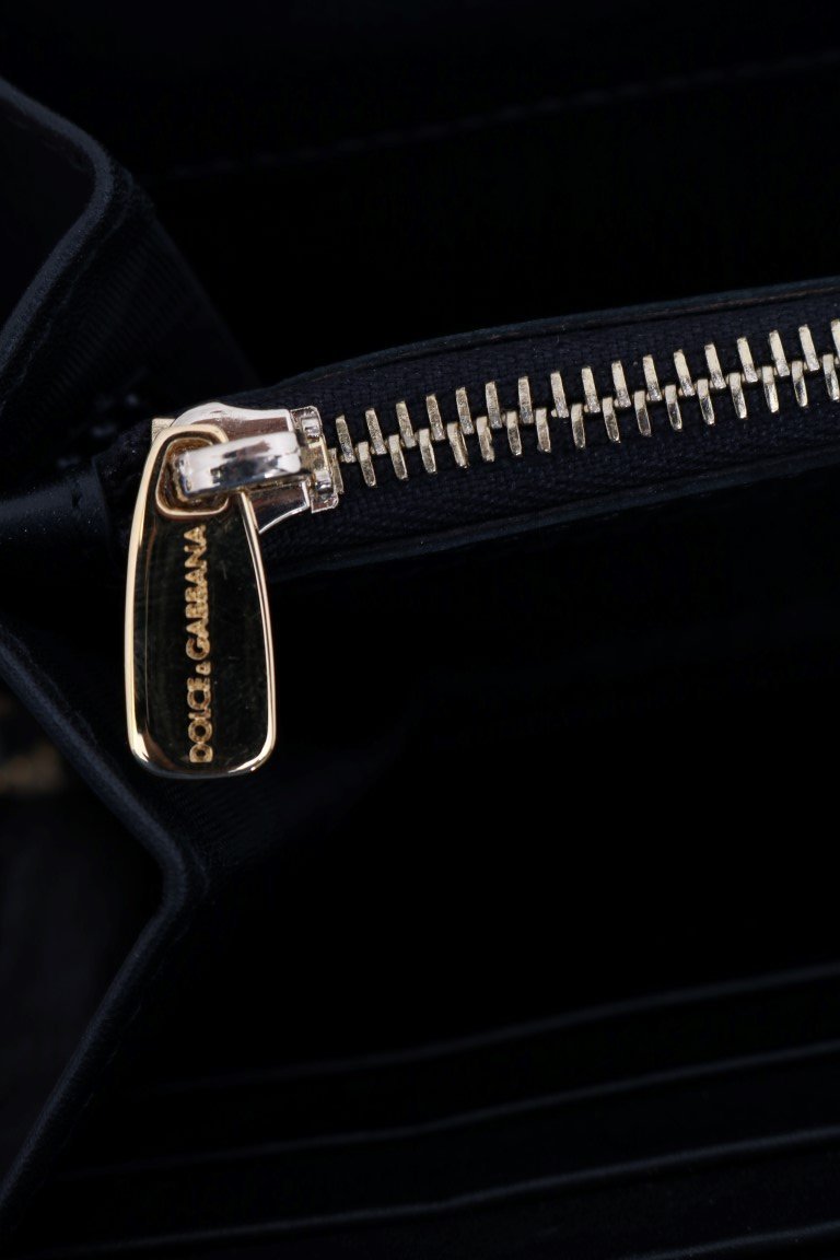 Beige Python Snakeskin Leather Continental Wallet