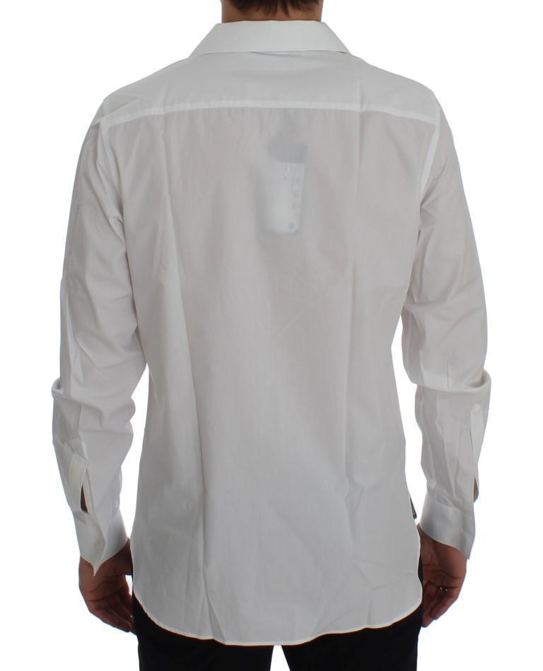 White Cotton Spread Formal Shirt