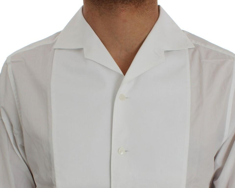 White Cotton Spread Formal Shirt