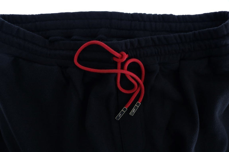 Black Cotton Hooded Sweatsuit