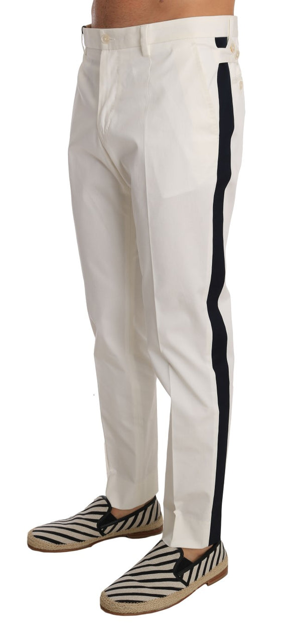 White Cotton Dress Formal Pants