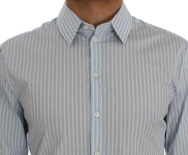 Blue Striped Slim SICILIA Shirt